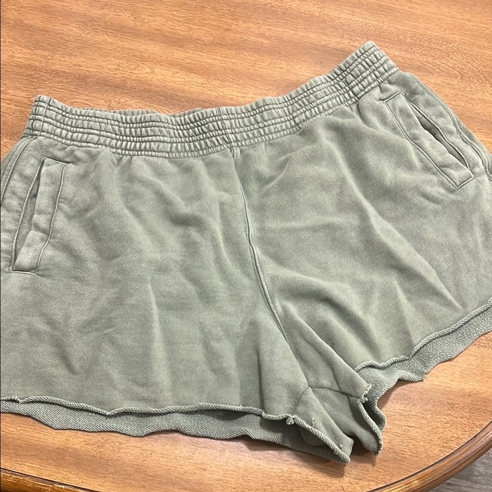 Aerie Sage Green Shorts